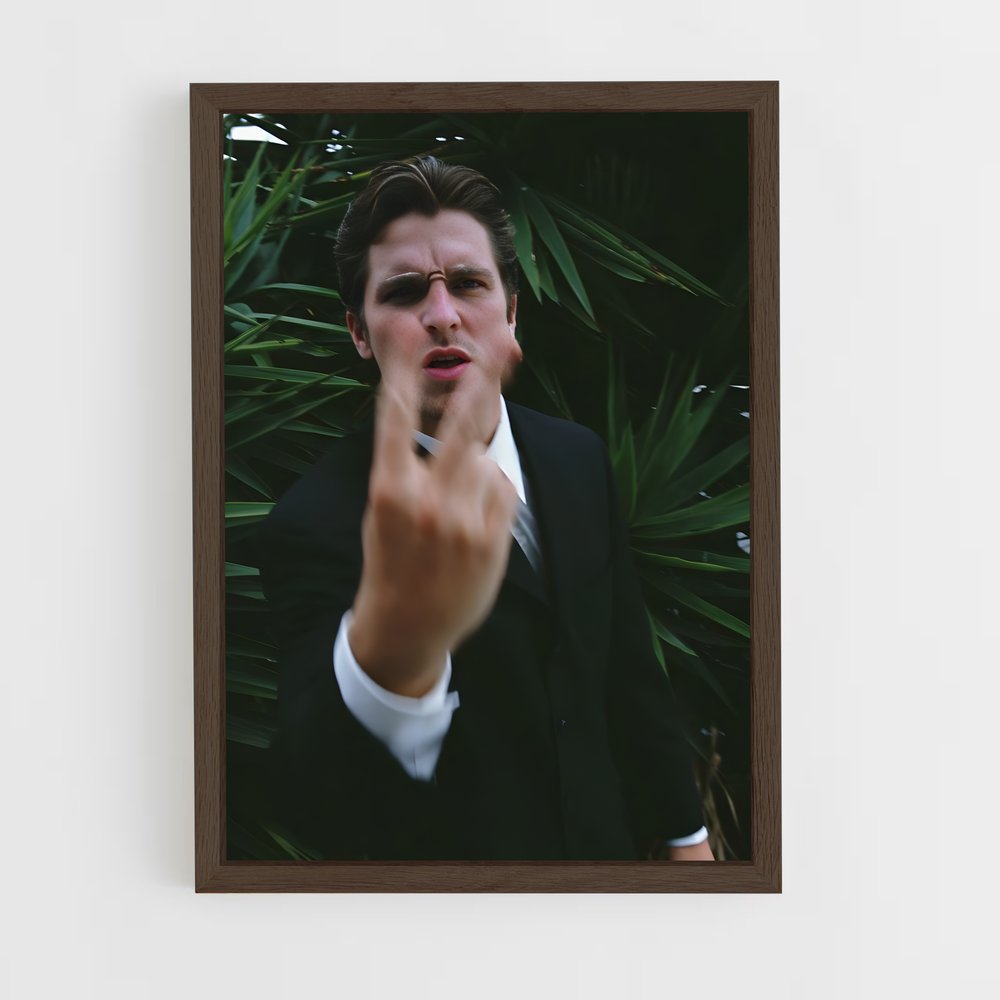 ap-christian bale-2 cadre Bois foncé