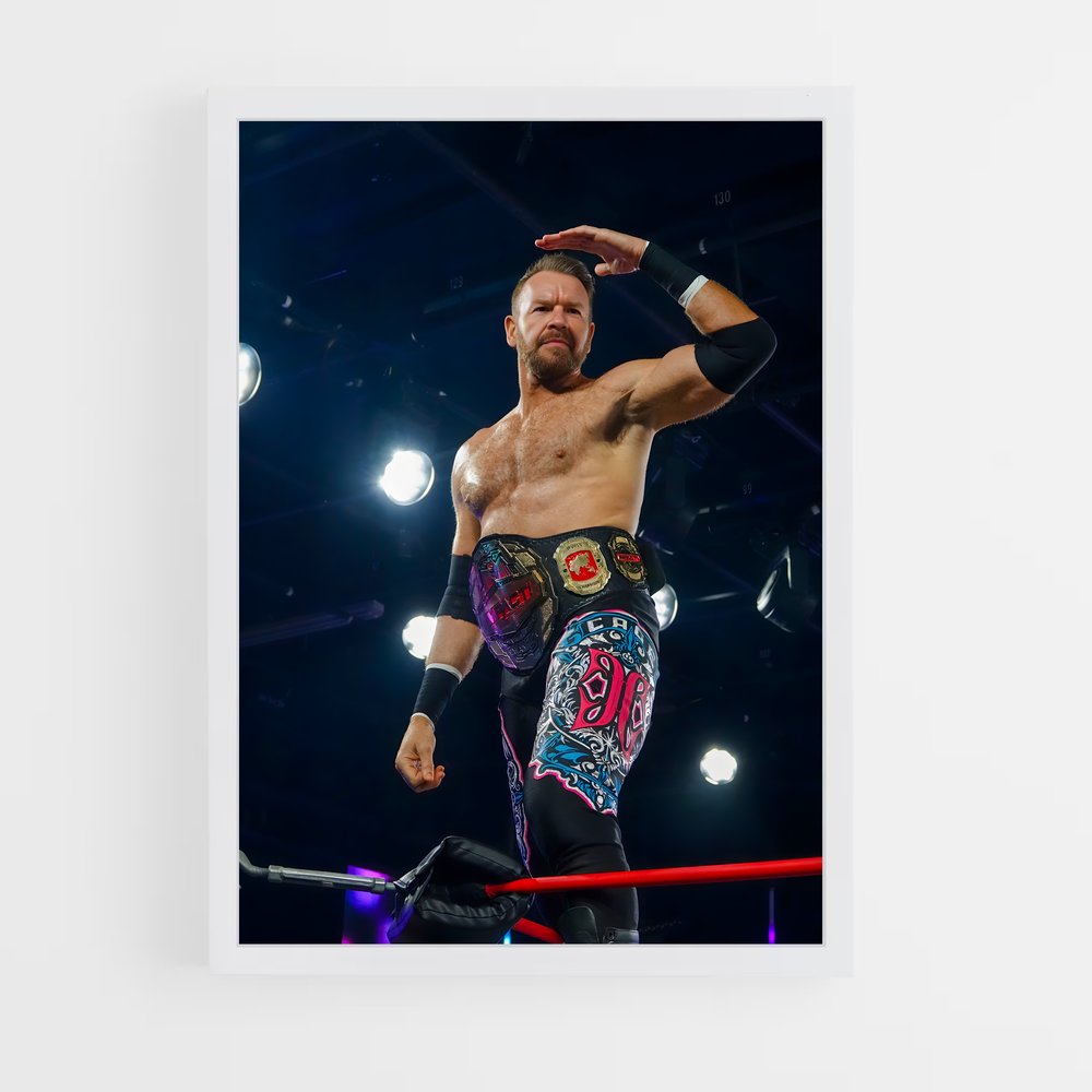 ap-christian cage-4 cadre Blanc