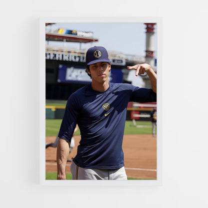 ap-christian yelich-2 cadre Blanc