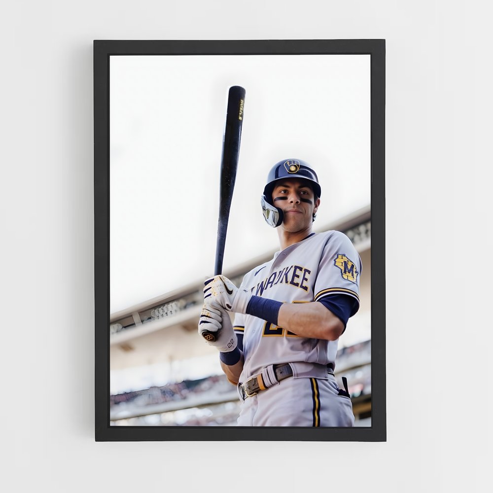 ap-christian yelich-3 cadre Noir