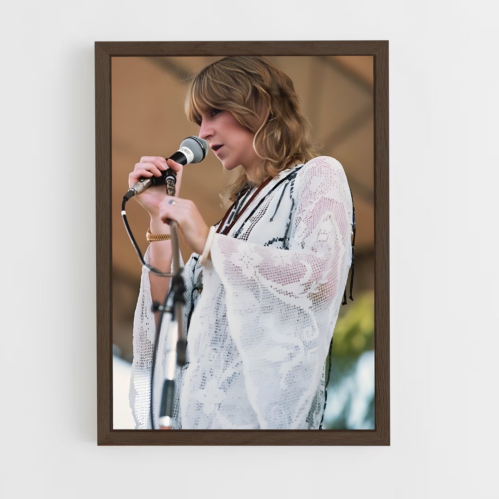 ap-christine mcvie-2 cadre Bois foncé