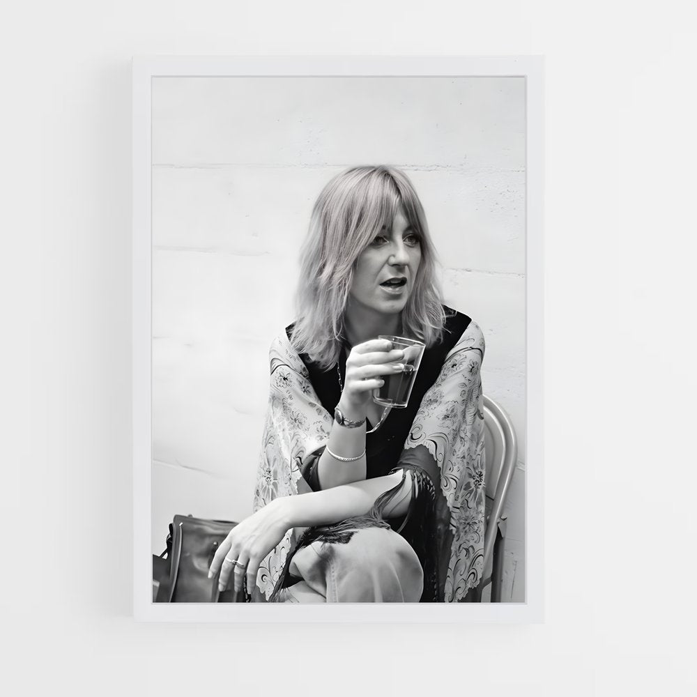 ap-christine mcvie-8 cadre Blanc