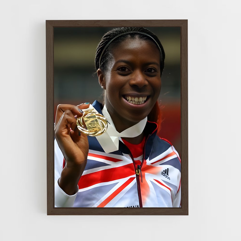 ap-christine ohuruogu-1 cadre Bois foncé