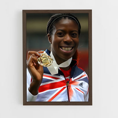 ap-christine ohuruogu-1 cadre Bois foncé