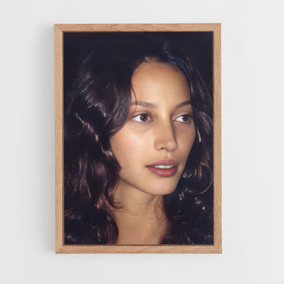 ap-christy turlington-1 cadre Bois clair