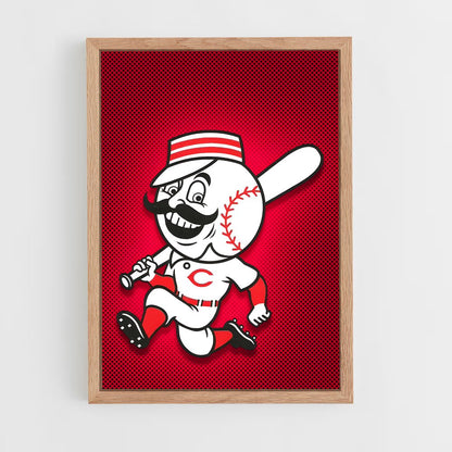 ap-cincinnati reds-1 cadre Bois clair
