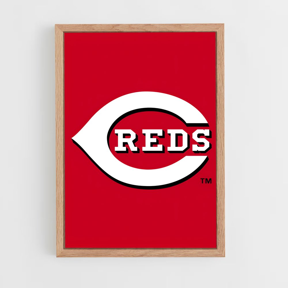 ap-cincinnati reds-2 cadre Bois clair