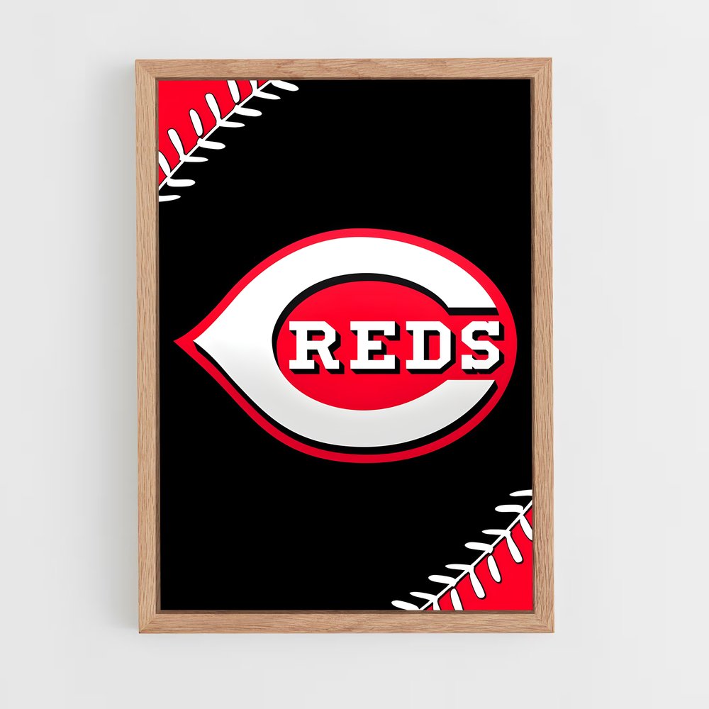 ap-cincinnati reds-3 cadre Bois clair