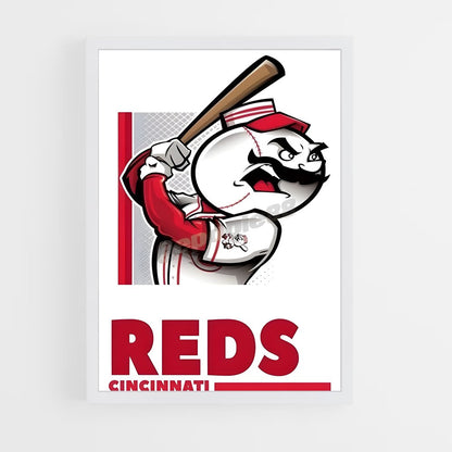 ap-cincinnati reds-4 cadre Blanc