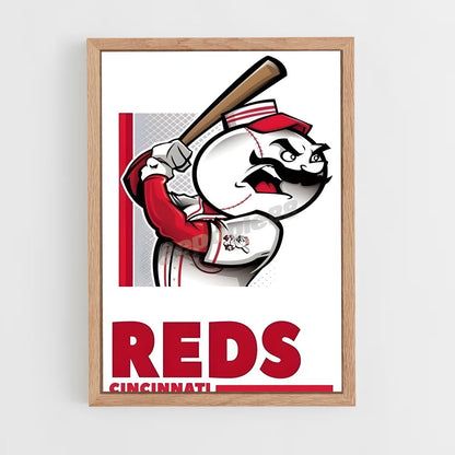 ap-cincinnati reds-4 cadre Bois clair