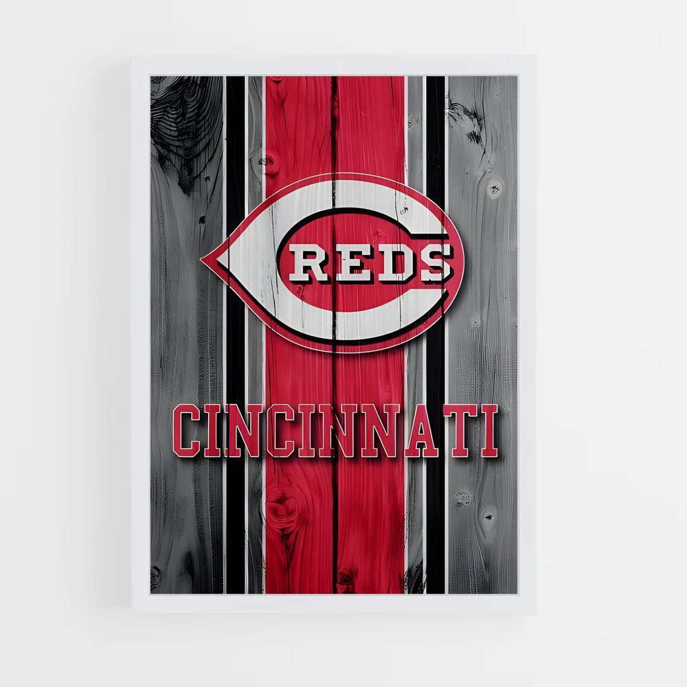 ap-cincinnati reds-5 cadre Blanc