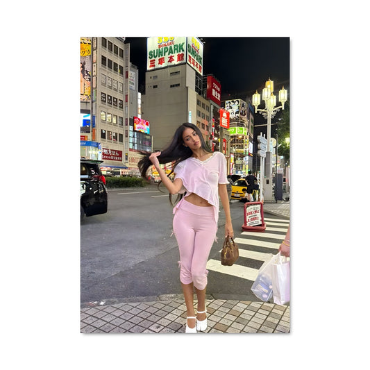 Poster Pink Street Chic