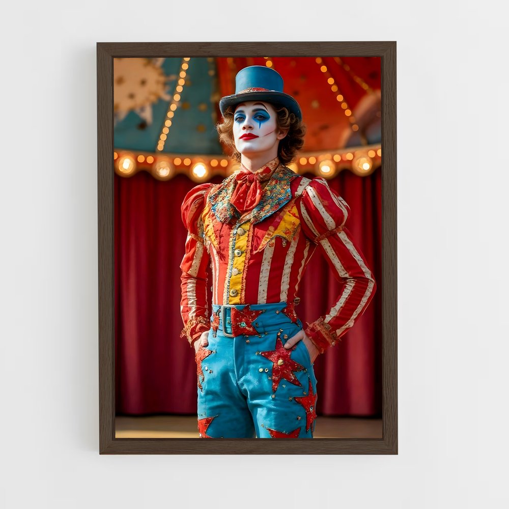 ap-circus performer-2 cadre Bois foncé