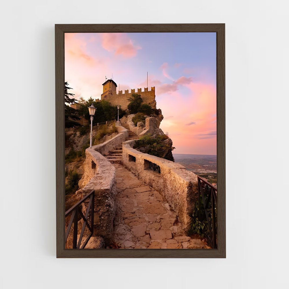 ap-city of san marino-1 cadre Bois foncé