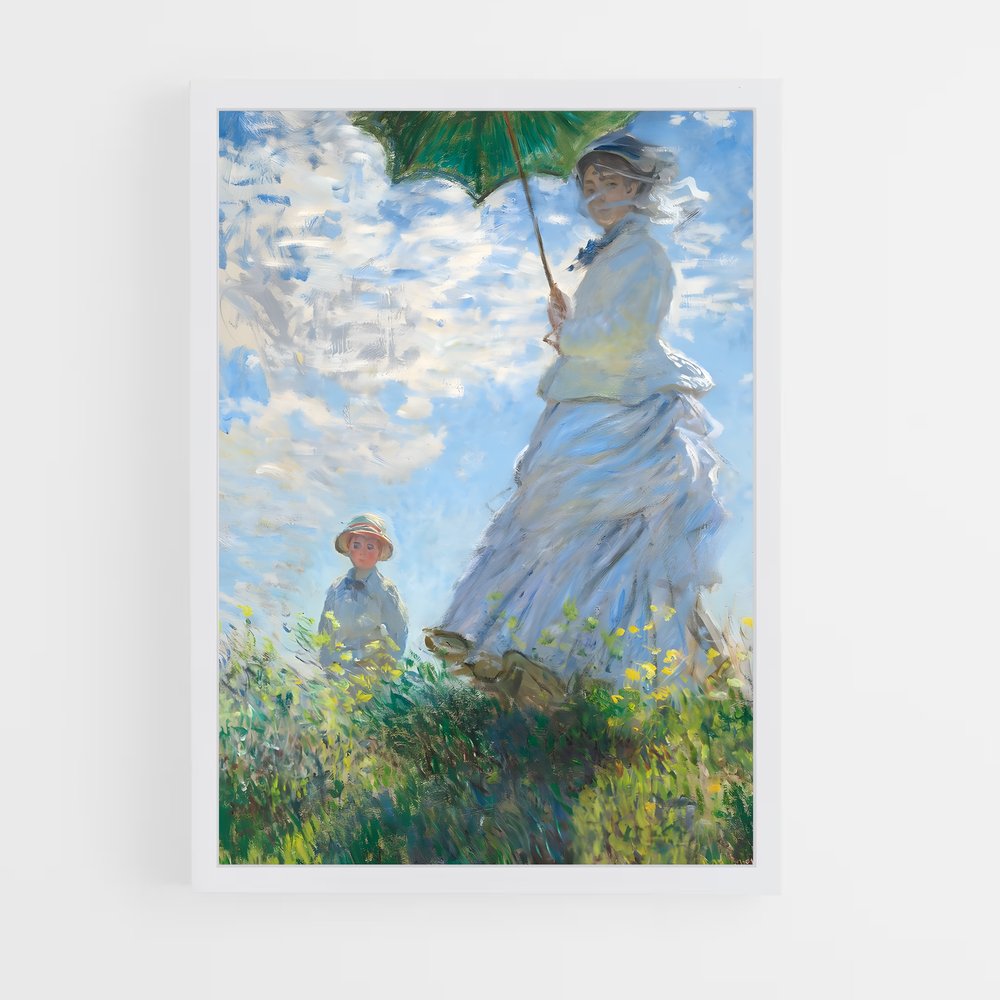 ap-claude monet-1 cadre Blanc