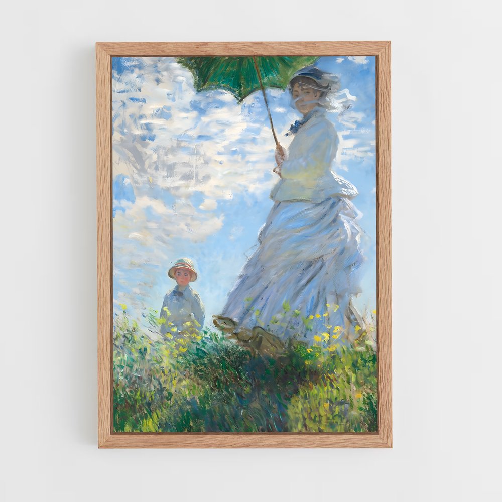 ap-claude monet-1 cadre Bois clair