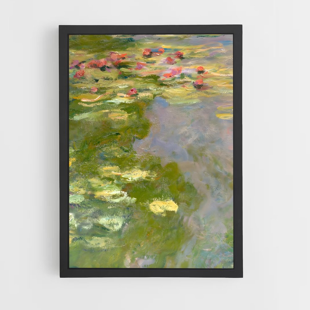 ap-claude monet-12 cadre Noir