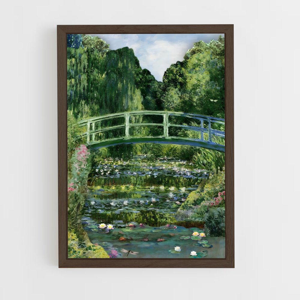 ap-claude monet-2 cadre Bois foncé