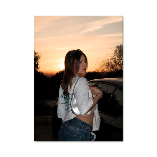 Poster Femme et Moteur