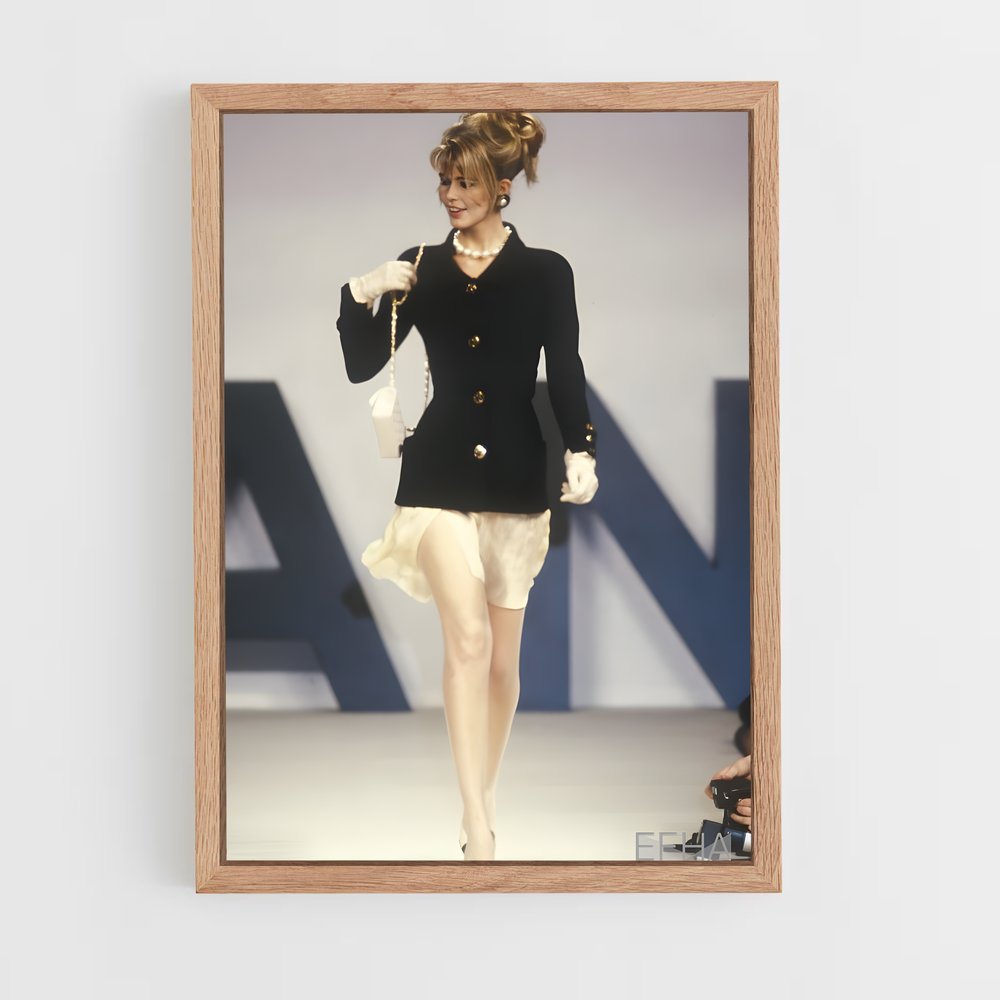 ap-claudia schiffer-3 cadre Bois clair