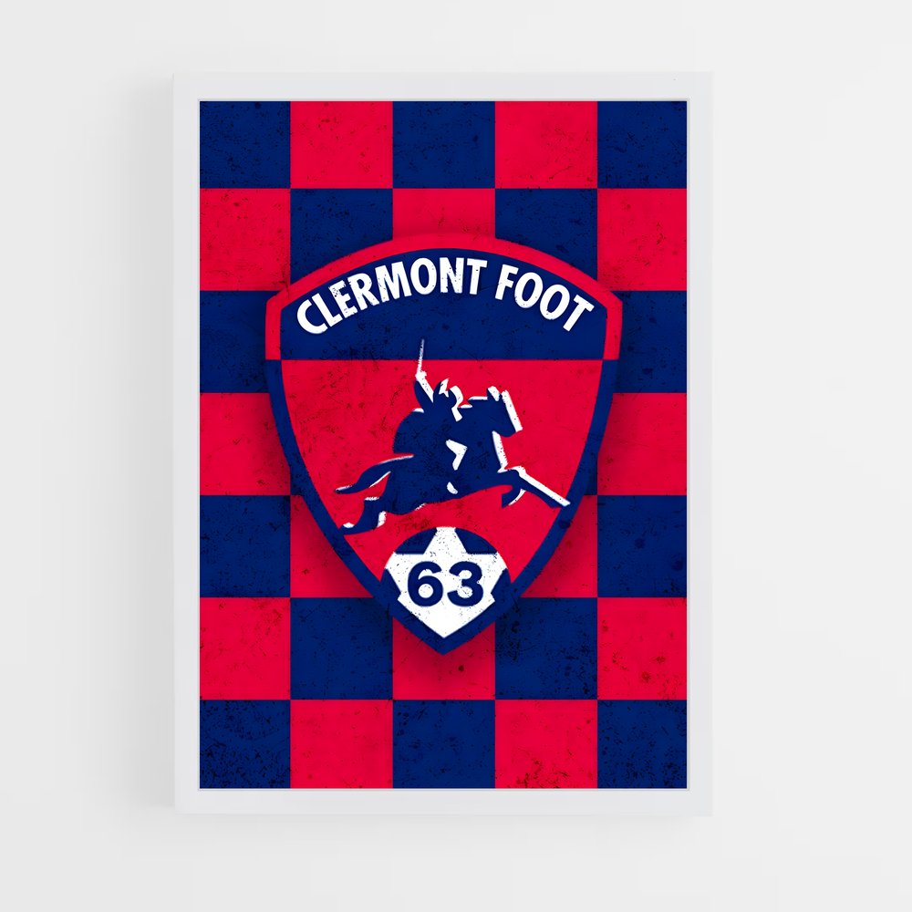 ap-clermont foot 63-4 cadre Blanc