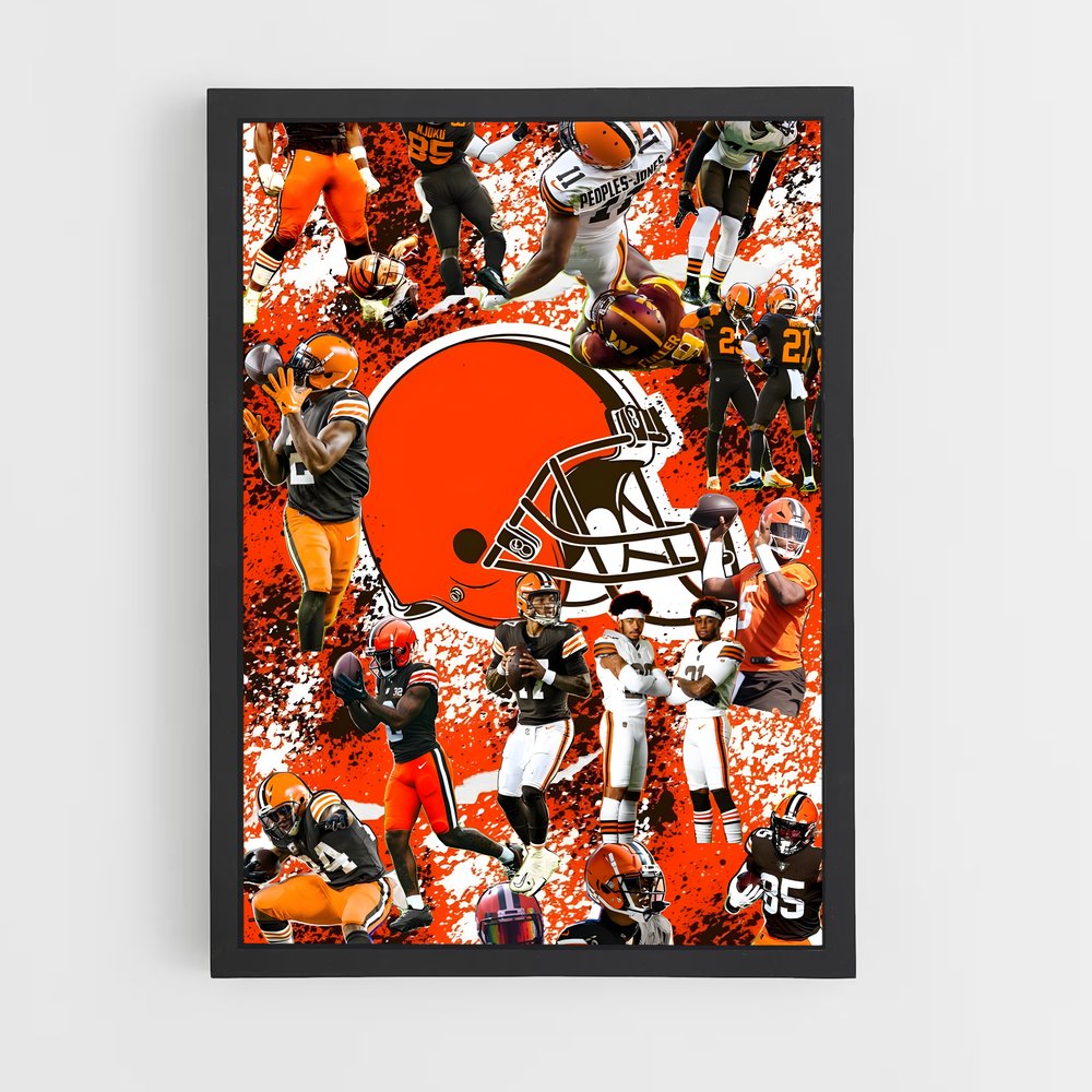 ap-cleveland browns-3 cadre Noir