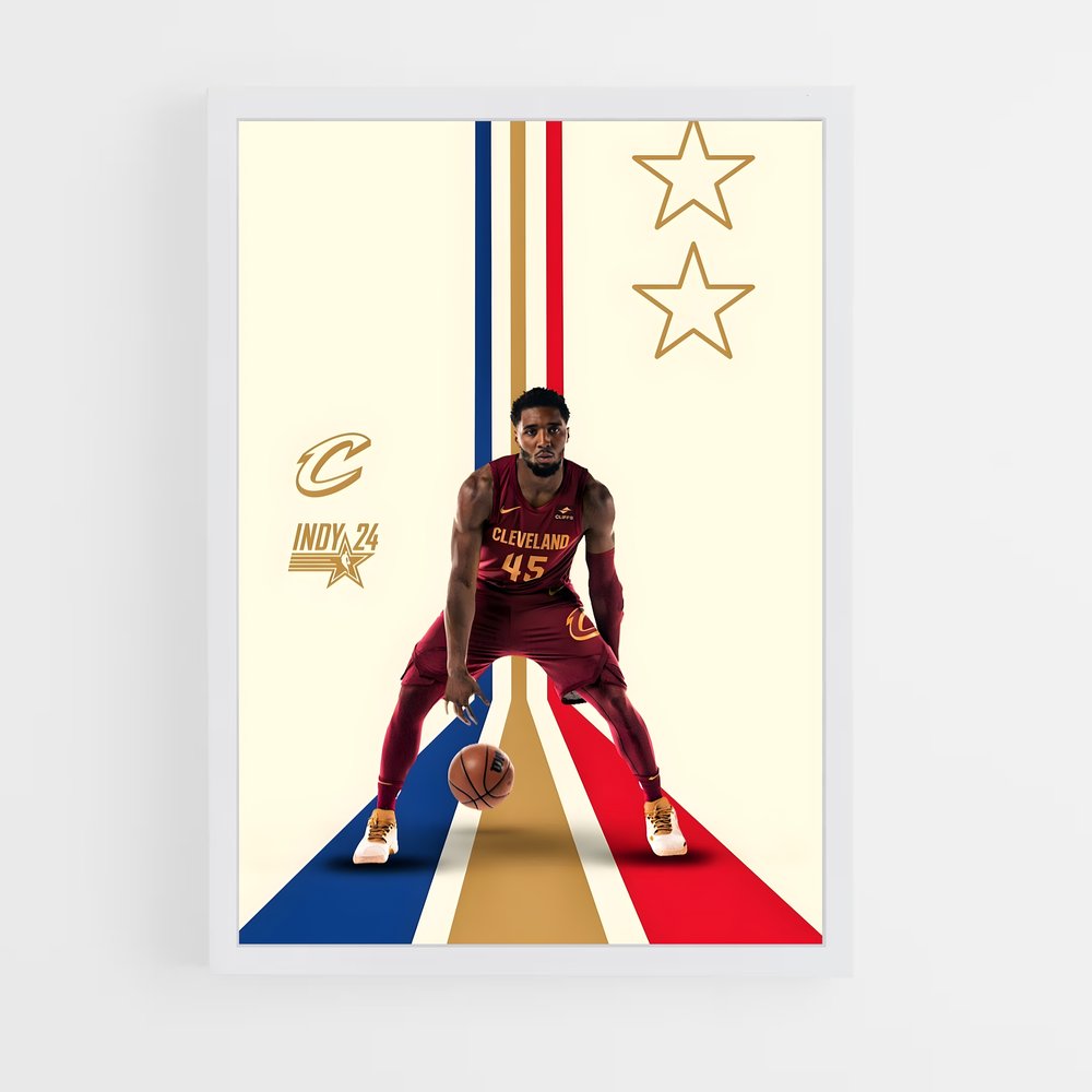 ap-cleveland cavaliers-7 cadre Blanc