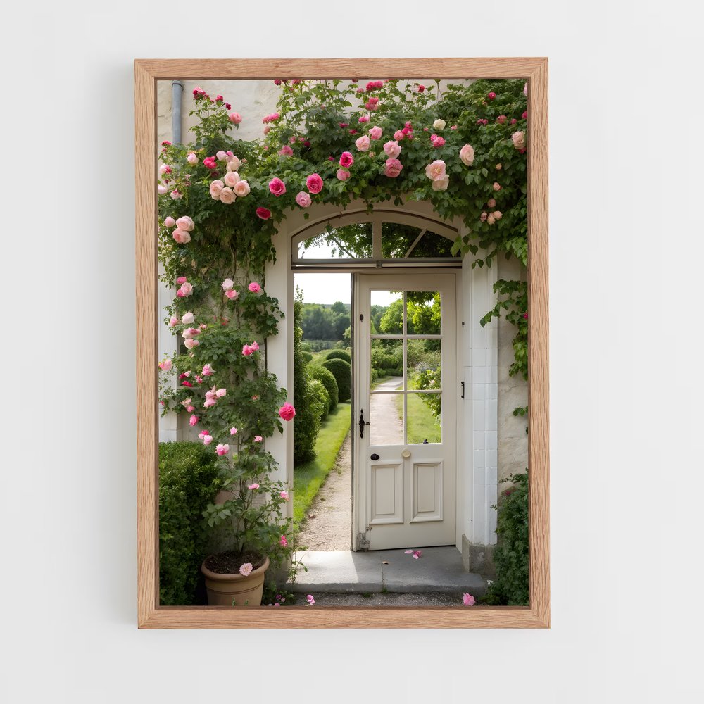 ap-climbing rose-1 cadre Bois clair