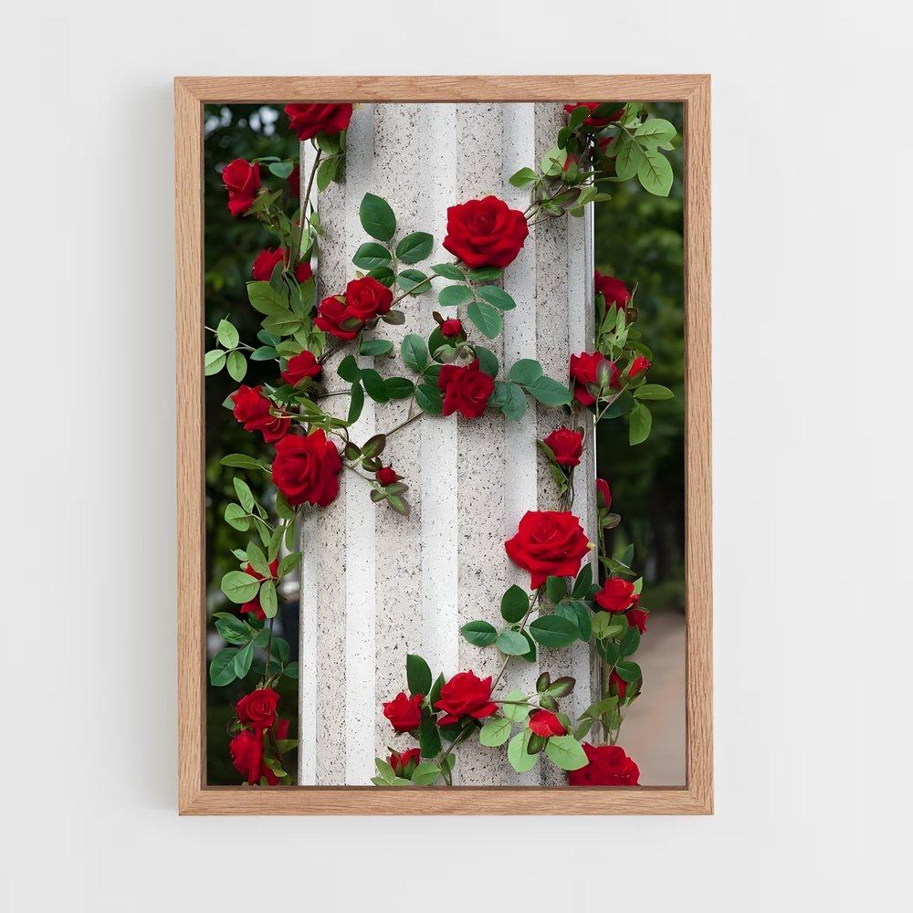 ap-climbing rose-2 cadre Bois clair