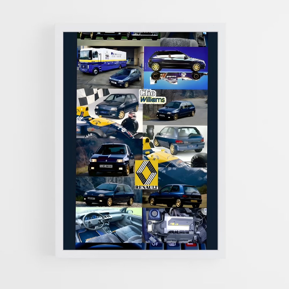 ap-clio williams-2 cadre Blanc