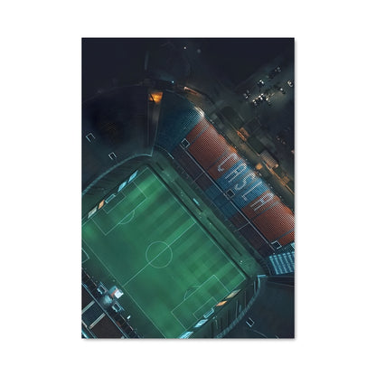 Poster Nuit Étoilée au Nuevo Gasómetro