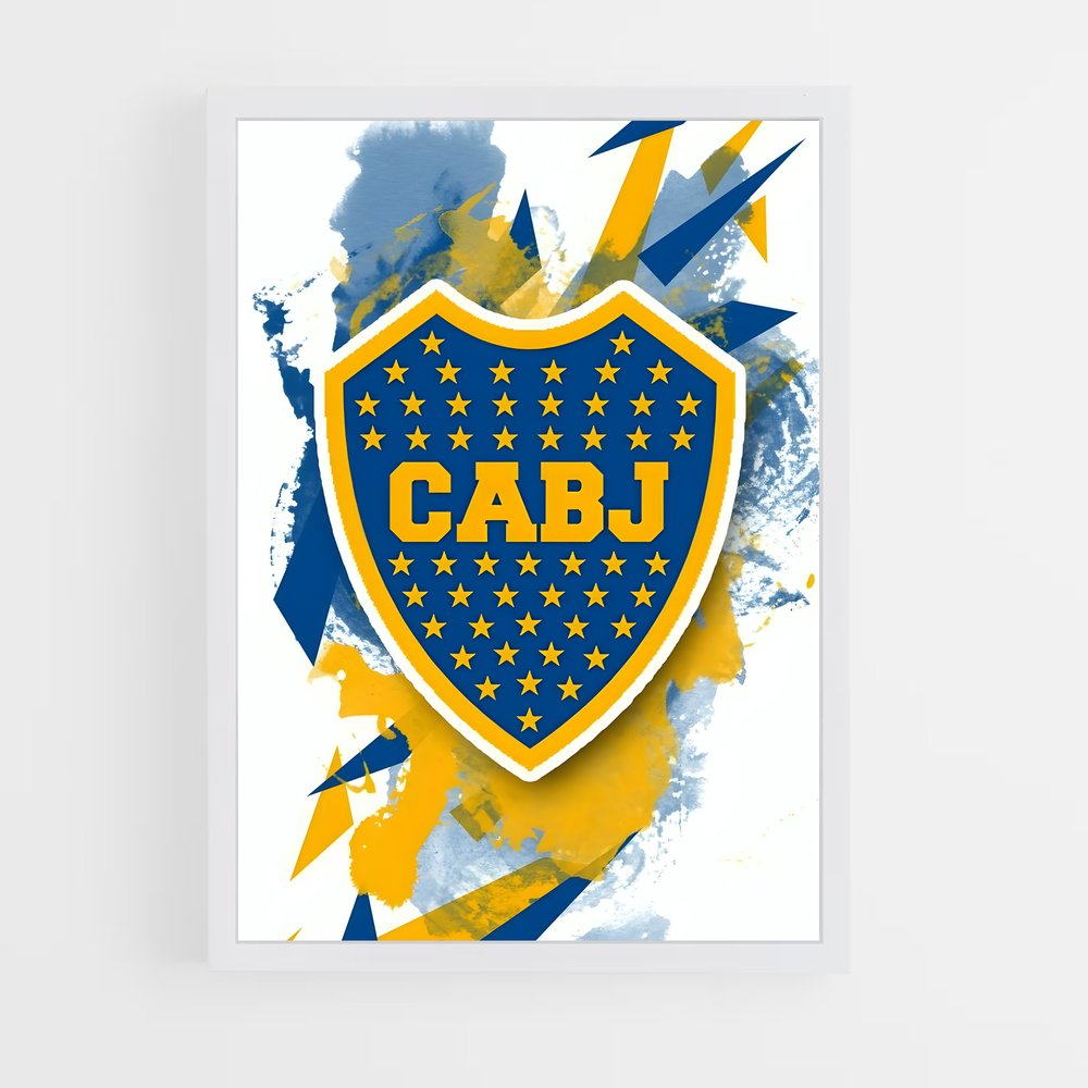 ap-club atletico boca juniors-1 cadre Blanc
