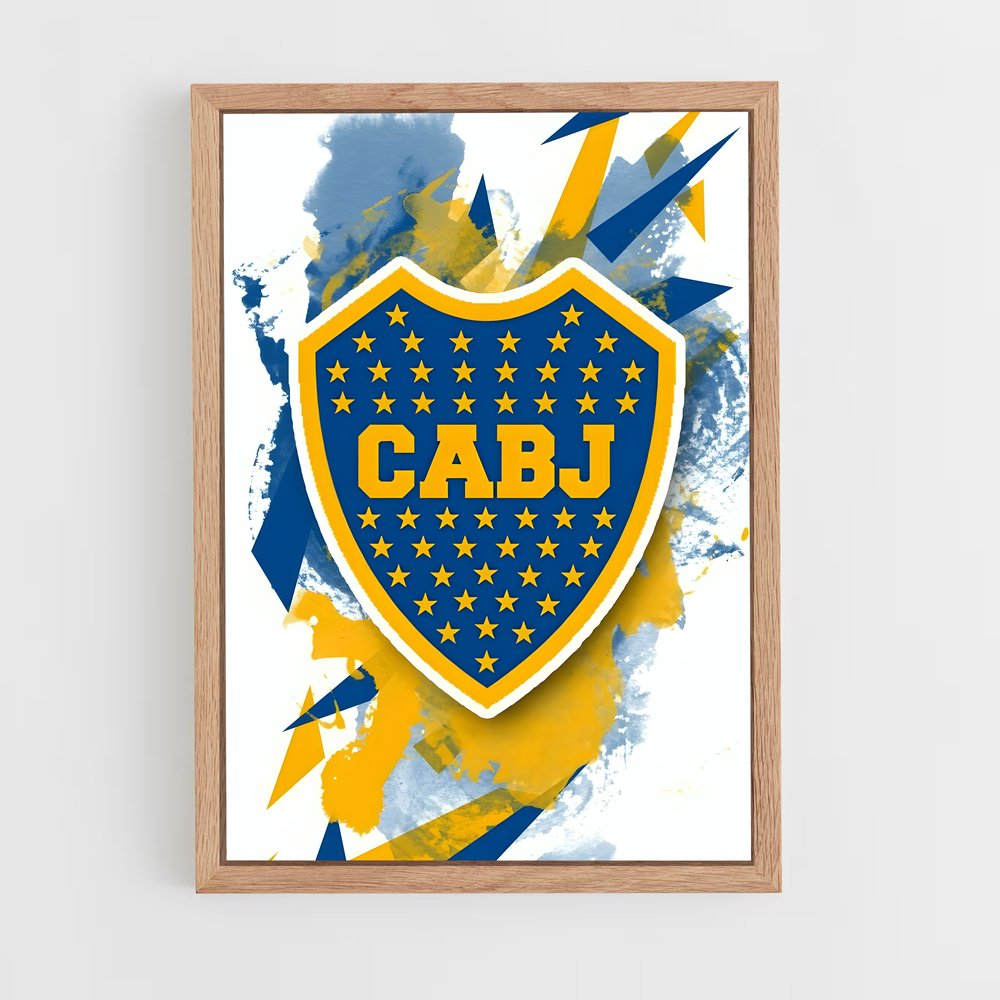 ap-club atletico boca juniors-1 cadre Bois clair