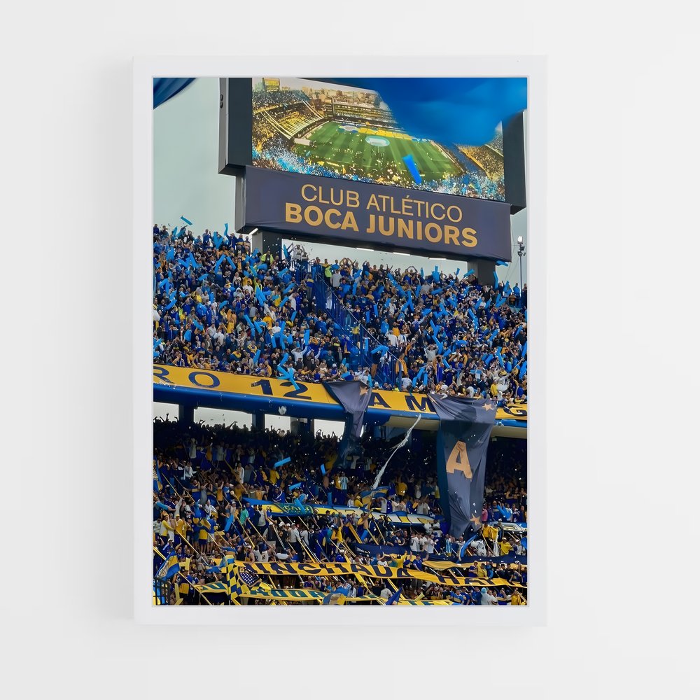 ap-club atletico boca juniors-11 cadre Blanc