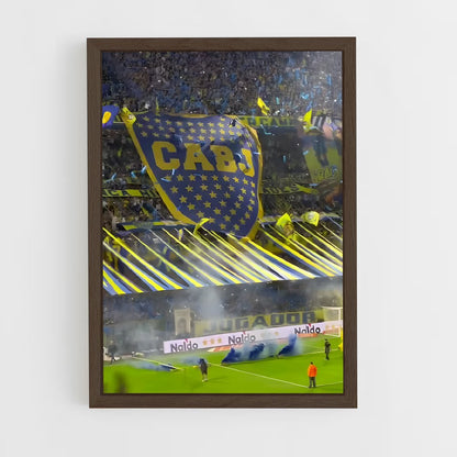 ap-club atletico boca juniors-2 cadre Bois foncé