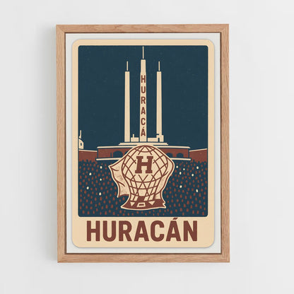 ap-club atletico huracan-1 cadre Bois clair
