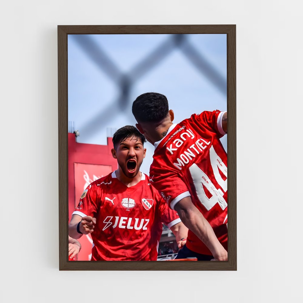 ap-club atletico independiente-8 cadre Bois foncé