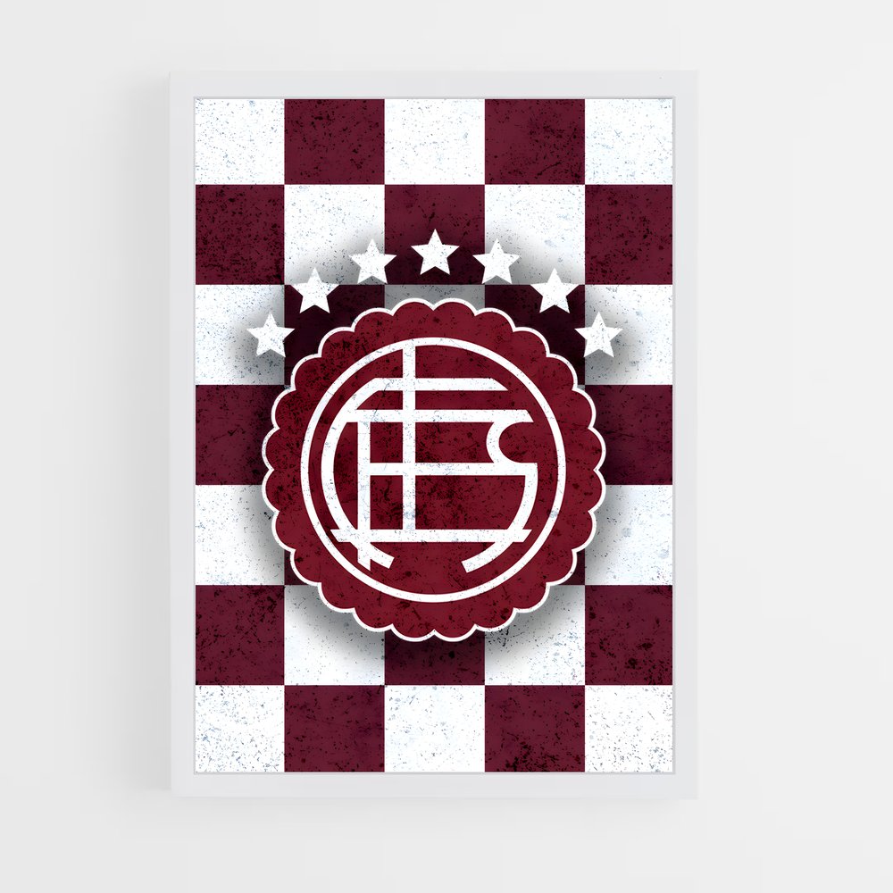 ap-club atletico lanus-10 cadre Blanc