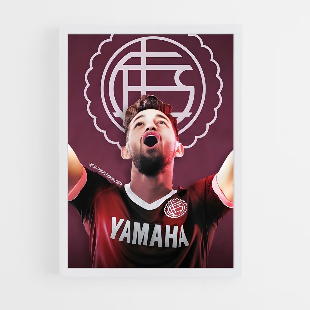 ap-club atletico lanus-9 cadre Blanc