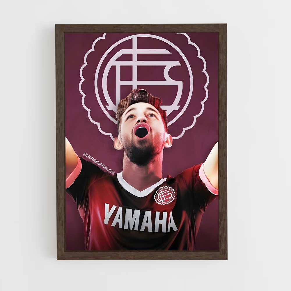 ap-club atletico lanus-9 cadre Bois foncé