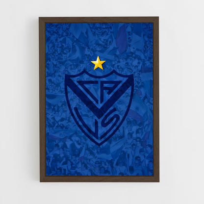 ap-club atletico velez sarsfield-2 cadre Bois foncé