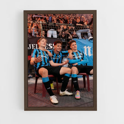 ap-club brugge kv-2 cadre Bois foncé