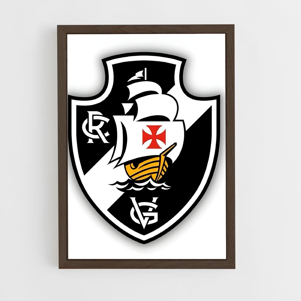 ap-club de regatas vasco da gama-3 cadre Bois foncé