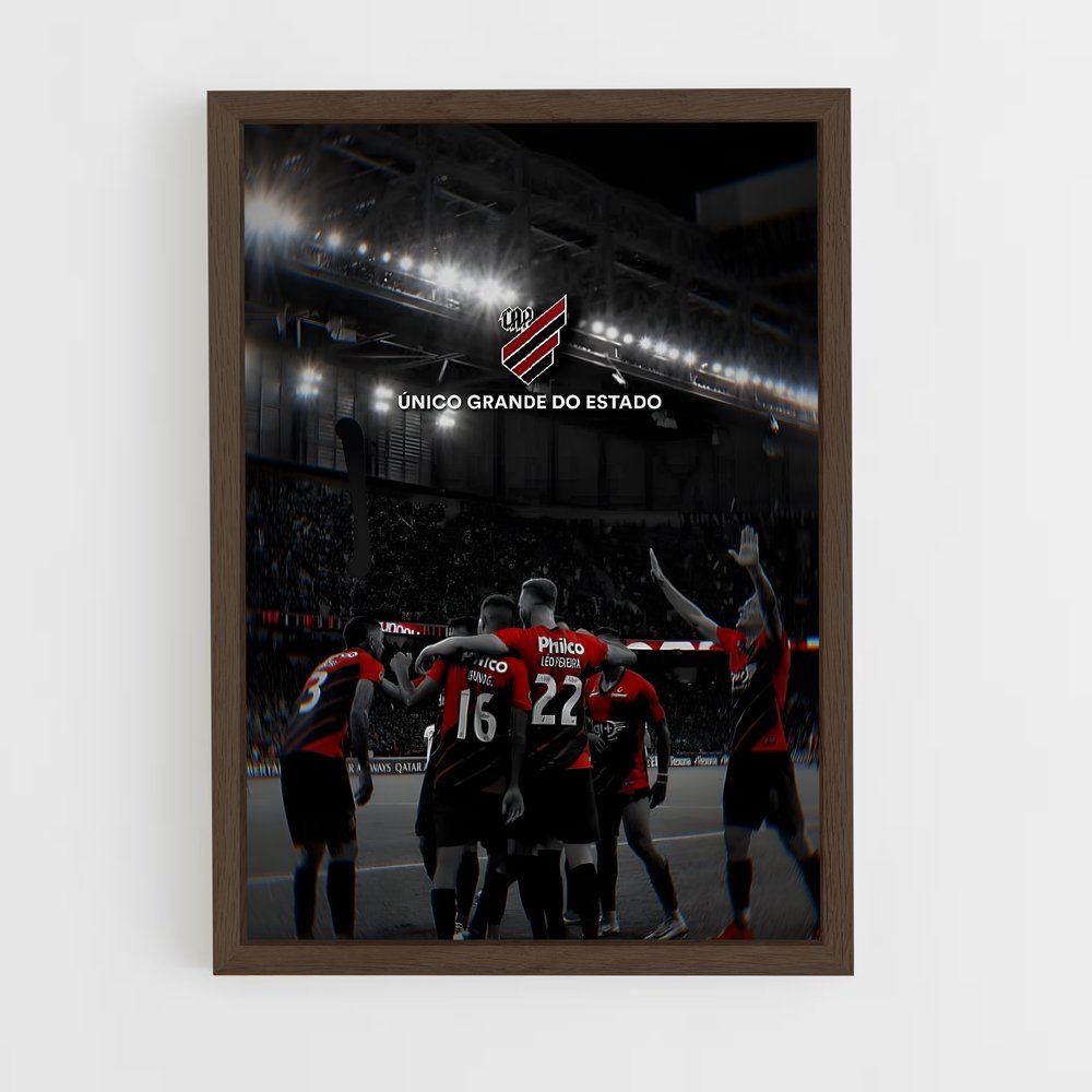 ap-clube atletico paranaense-8 cadre Bois foncé