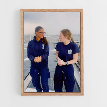 ap-coast guard-4 cadre Bois clair
