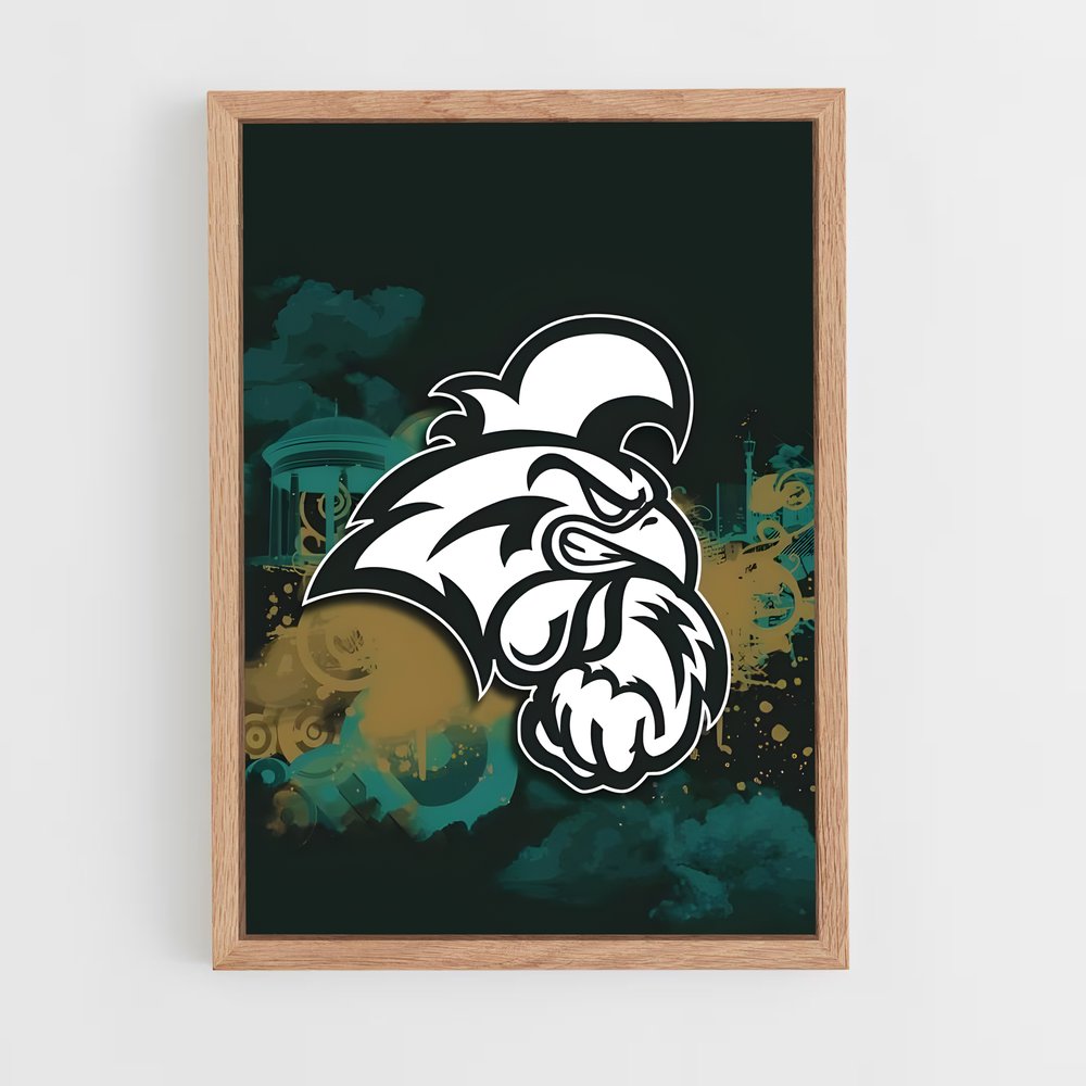 ap-coastal carolina chanticleers-1 cadre Bois clair
