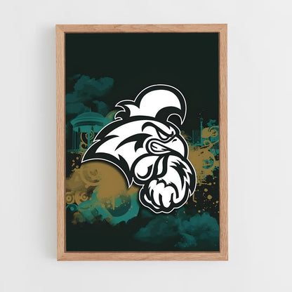 ap-coastal carolina chanticleers-1 cadre Bois clair