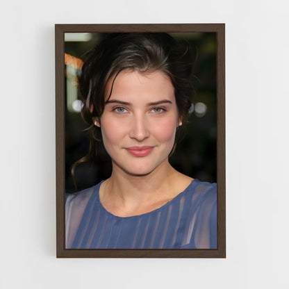ap-cobie smulders-6 cadre Bois foncé