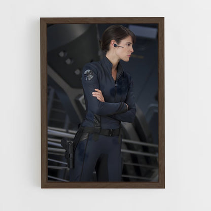 ap-cobie smulders-9 cadre Bois foncé