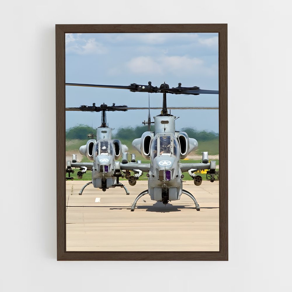 ap-cobra ah-1-2 cadre Bois foncé